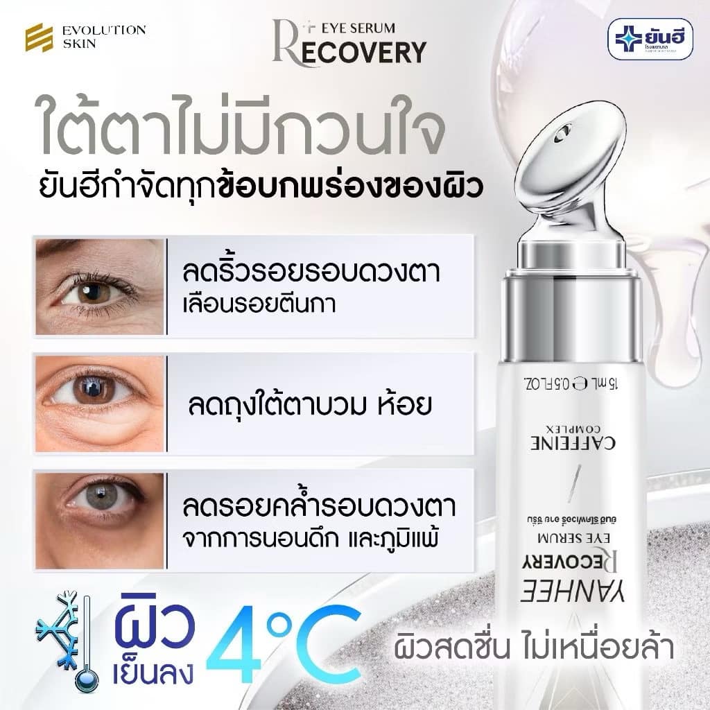 Yanhee Recovery Eye Serum ยันฮี รีโคฟเวอรี่ อาย เซรั่ม 3 in 1