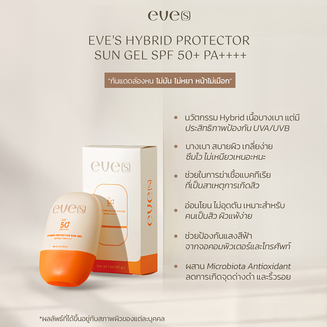 NEW EVE'S Hybrid Protector Sun Gel SPF50+ PA++++