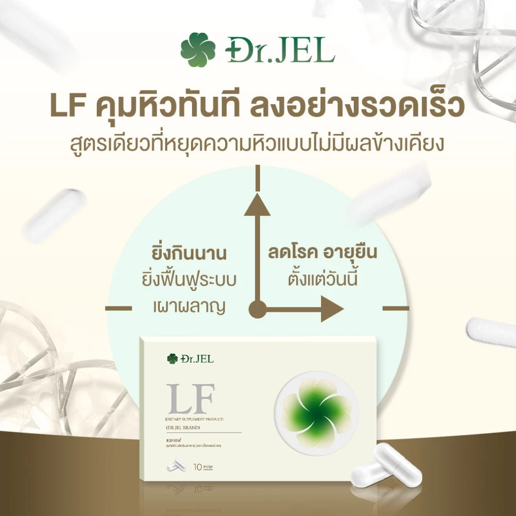 Dr.JEL LF Herbs appetite control dietary supplements ด็อกเตอร์เจล แอลเอฟ